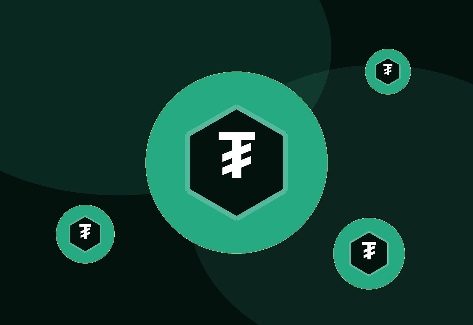USDT tether coin flash